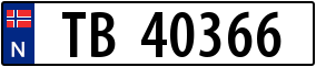 Truck License Plate